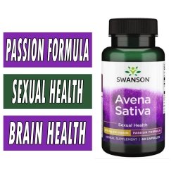 Swanson Avena Sativa - 575 mg - 60 Caps bottle image