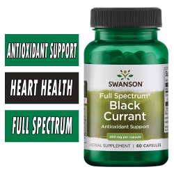 Swanson Full Spectrum Black Currant - 400 mg - 60 Caps