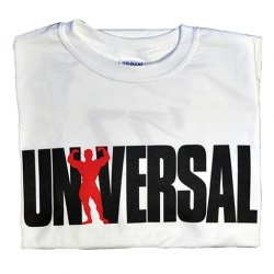 Universal Nutrition White Logo T-Shirt Medium