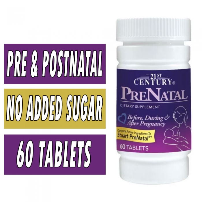 21st Century PreNatal - 60 Tablets Bottle Image