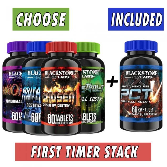 First Time Cycle - Blackstone Labs Prohormone Stack Bottle Image