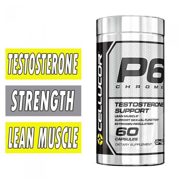 P6 Chrome, By Cellucor, 60 Caps, Images