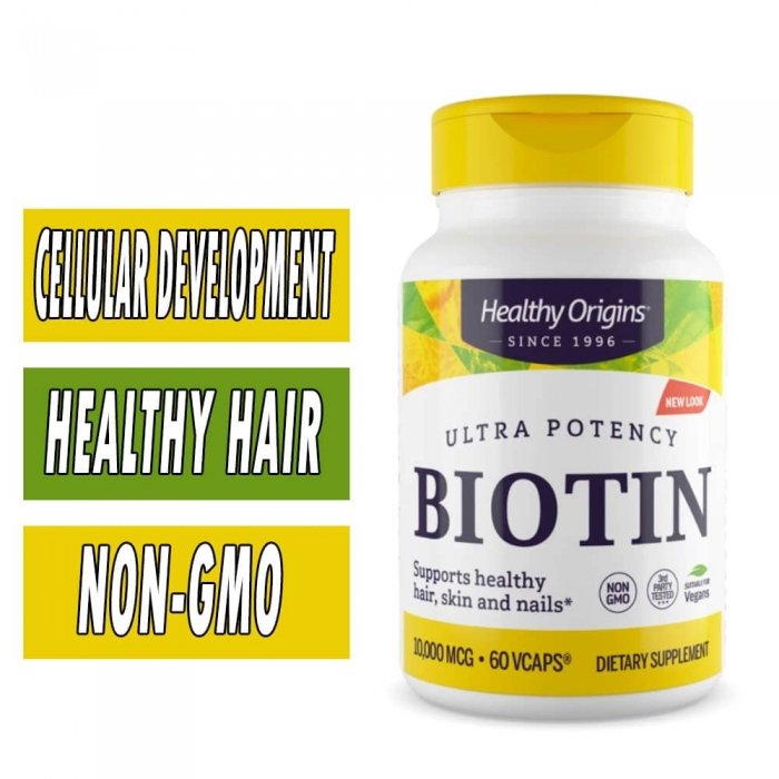 Healthy Origins Biotin (Veg Capsules)