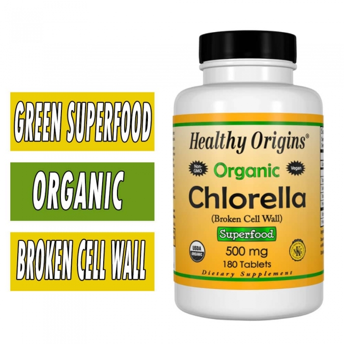 Healthy Origins Chlorella - Tabs