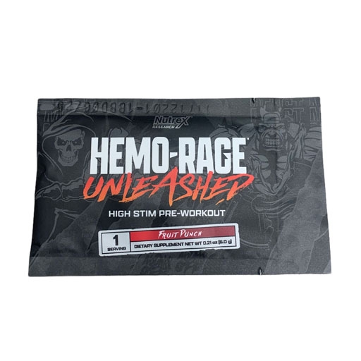 Hemo Rage Unleashed - Fruit Punch - Sample Packet Image
