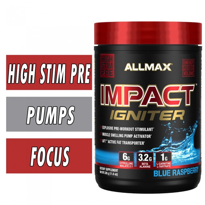 Impact Igniter Pre Workout By Allmax Nutrition