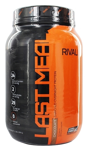 Last Meal, By RIVALUS, Casein Protein, Chocolate, 2lb,