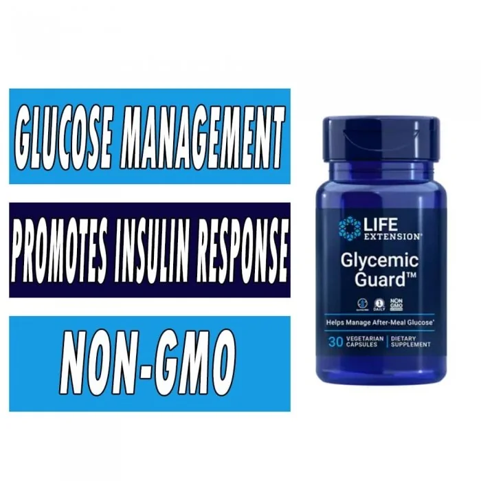 Glycemic Guard Vegetarian Capsules – 30 Count, Supports Healthy Blood Sugar  With Delphinol & Clovinol