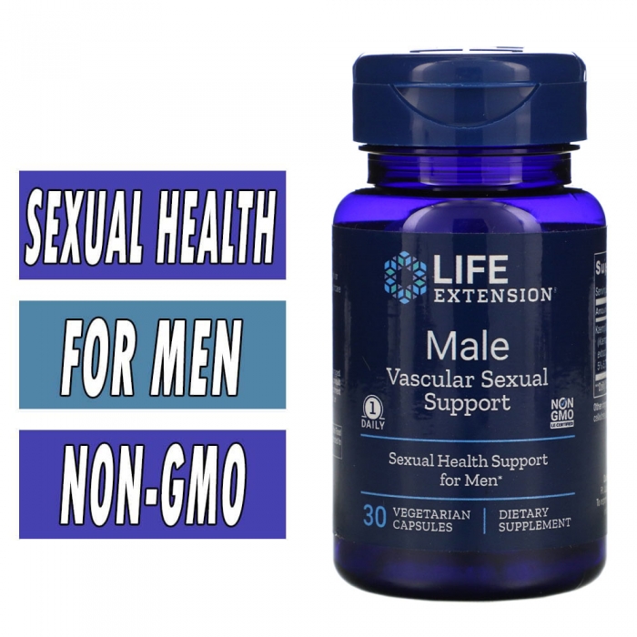 Life Extension Male Vascular Sexual Support - 30 VCaps