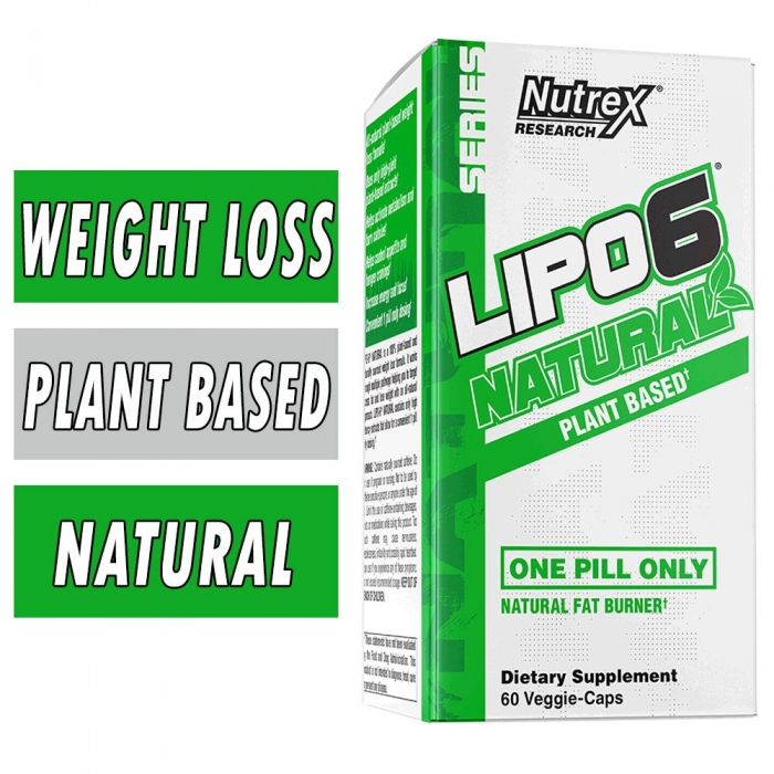Lipo 6® Natural By Nutrex®, 60 Veggie Caps