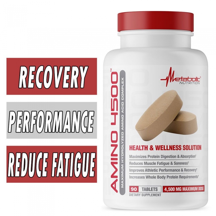Amino 4500 - Metabolic Nutrition - 180 Tablets