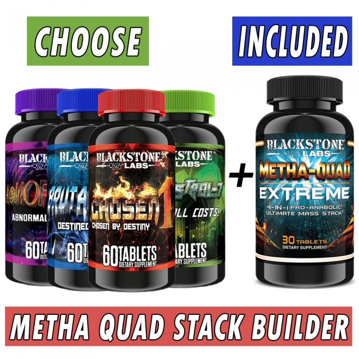 Metha Quad Extreme Stack (Build Your Own 4-Week Cycle) Bottle Image