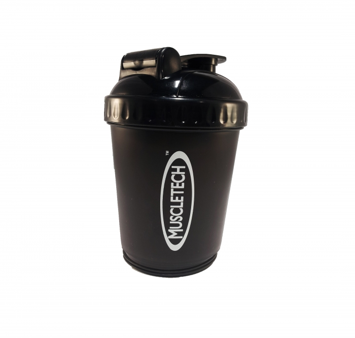 Muscletech Shaker Cup with compartment