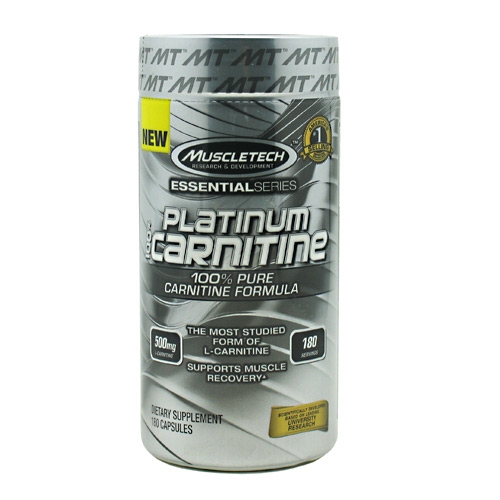 MuscleTech Essential Series 100% Platinum Carnitine 180 Caps