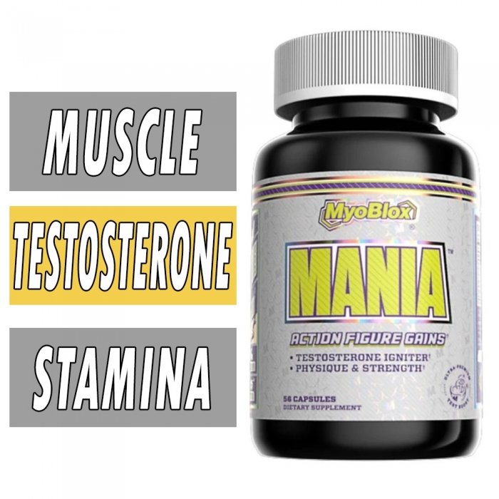 Myoblox Mania - 56 Capsules - Testosterone Support