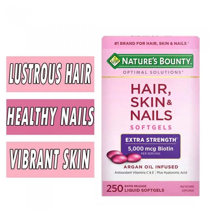 Nature's Bounty Hair, Skin and Nails, 230 Gummies - Walmart.com