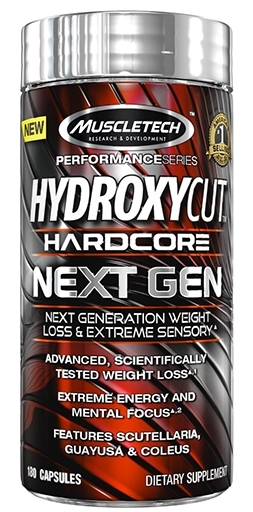 Hydroxycut Hardcore, Next Gen, By MuscleTech, 180 Caps,