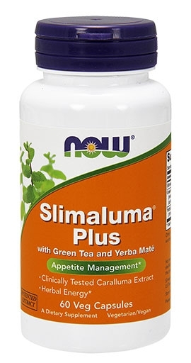 Slimaluma Plus By NOW Foods, Extract of Caralluma, 60 Veg Caps