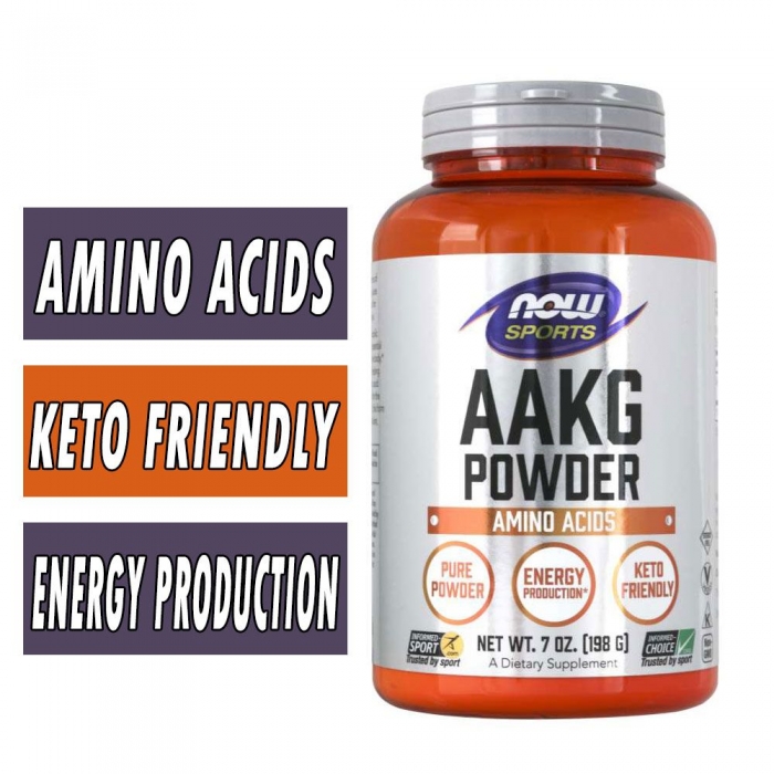 NOW AAKG (Powder and Tablets)