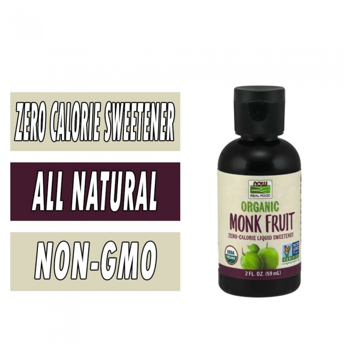 NOW Monk Fruit Liquid - Organic - 2 fl. oz.