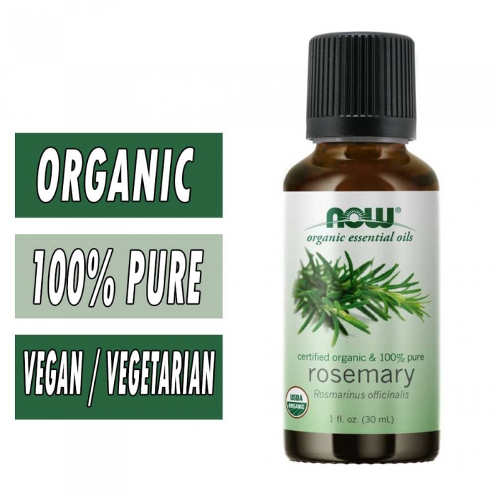 NOW Organic Rosemary Oil - 1 fl oz