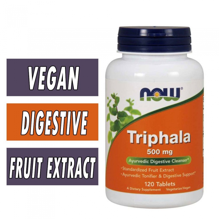 NOW Triphala - 500 mg - 120 Tablets