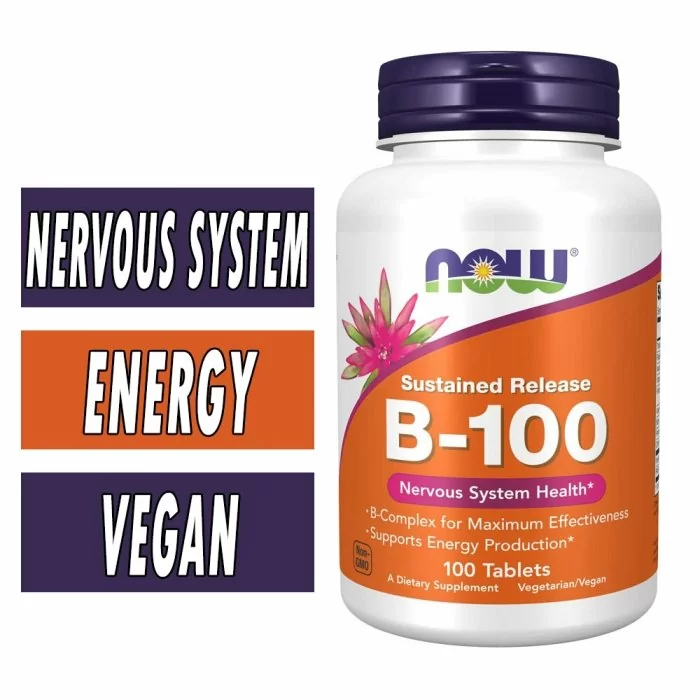 NOW Vitamin B-100 (Veg Capsules / Tablets)