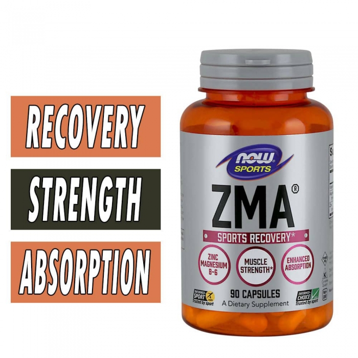 NOW ZMA Anabolic Sports Recovery - 90 Capsules