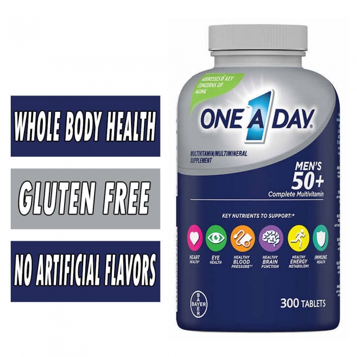 One A Day Men's 50+ MultiVitamin - 300 Tablets