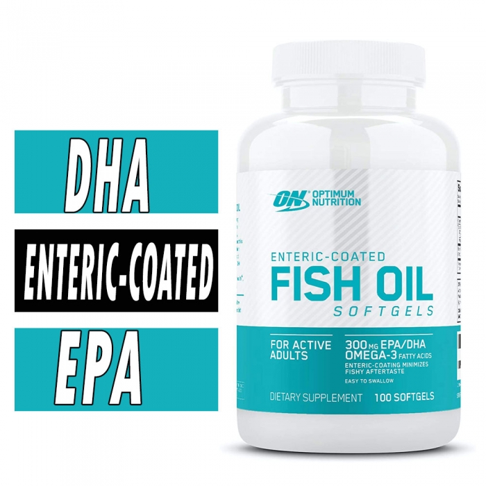 Optimum Nutrition Fish Oil, Enteric Coated