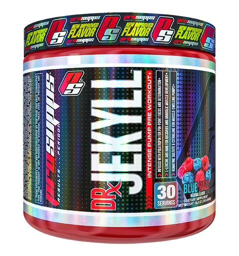 Dr. Jekyll Pre-Workout By Pro Supps, Blue Razz 30 Servings