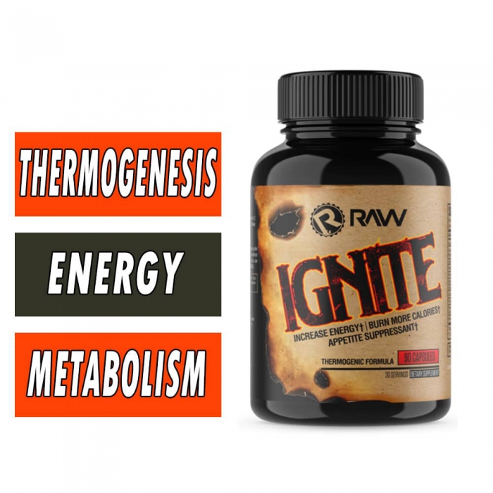 Ignite by RAW Nutrition, 90 Capsules
