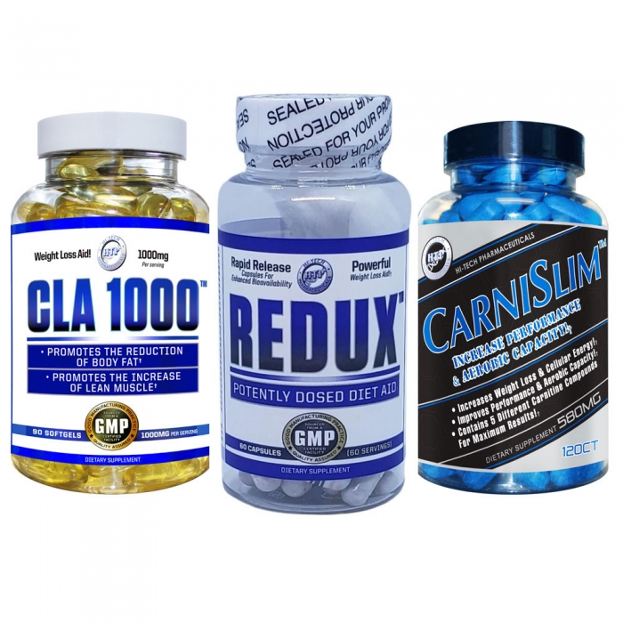 Redux Weight Loss Stack - Hi Tech Pharmaceuticals Bottle Images