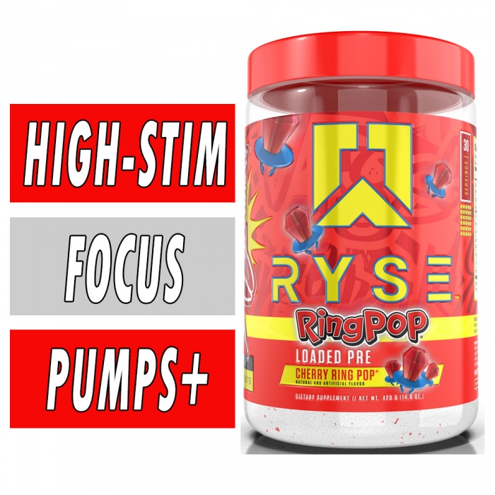 Ryse Supps Loaded Pre Workout Bottle Image