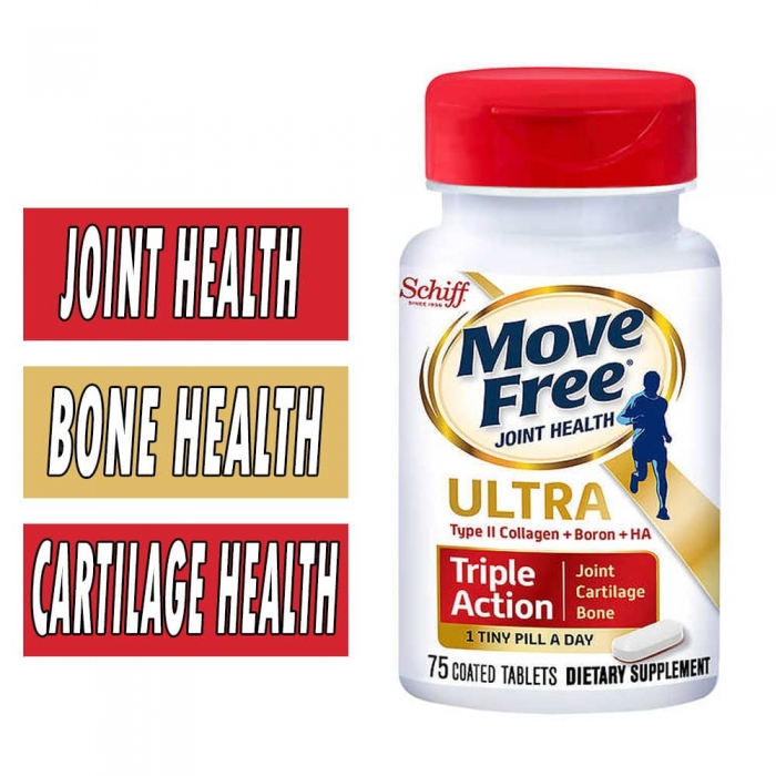 Schiff Move Free - Ultra Triple Joint Supplement - 75 Tablets
