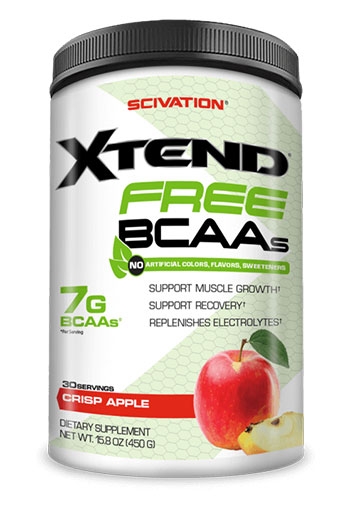 Xtend Free BCAA By Scivation, Crisp Apple, 30 Servings
