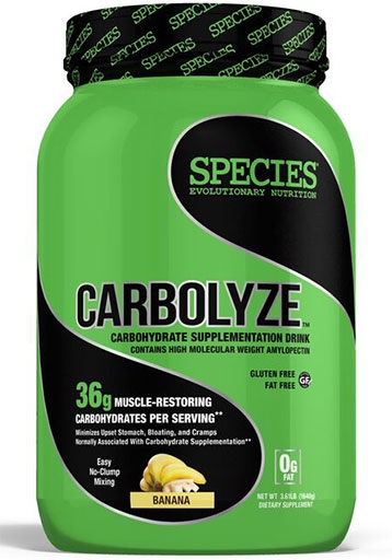 Carbolyze, By Species Nutrition, Banana, 40 Servings Image