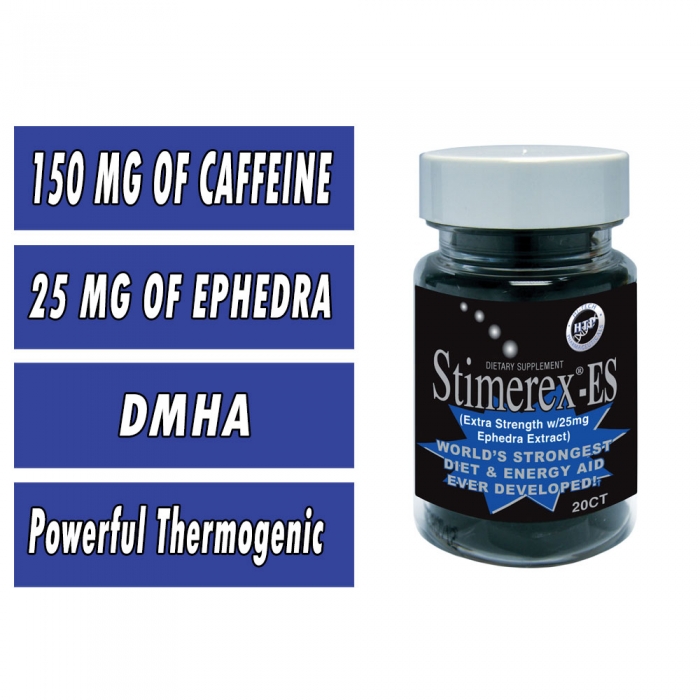 Stimerex®-ES with Ephedra 20 Tabs Bottle Image