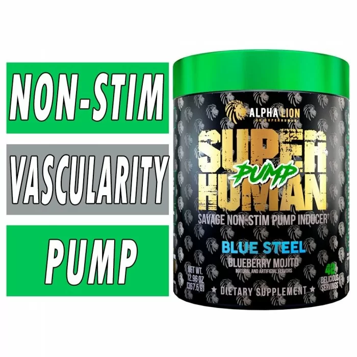 SuperHuman Pump – Alpha Lion – Non Stim Pump Inducer Bottle Image