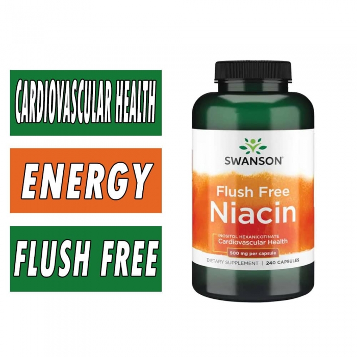 Swanson Flush Free Niacin bottle image