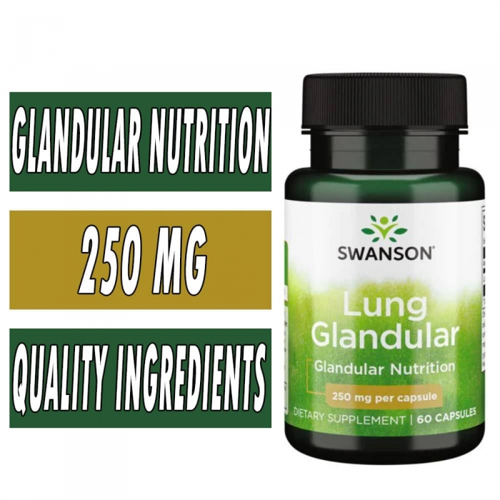 Swanson Lung Glandular - 250 mg - 60 Caps