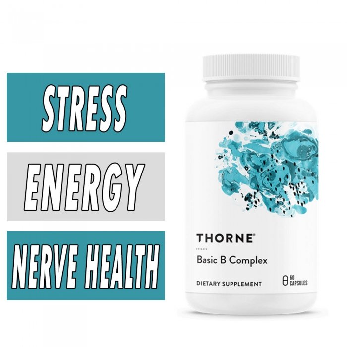 Thorne Basic B Complex - 60 Capsules Bottle Image