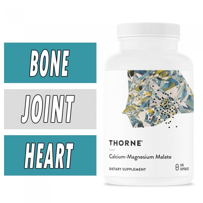 Thorne Calcium Magnesium Malate - 240 Capsules Bottle Image