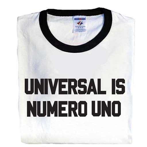 Universal Nutrition, Universal is Numero Uno Ringer T-Shirt, Medium