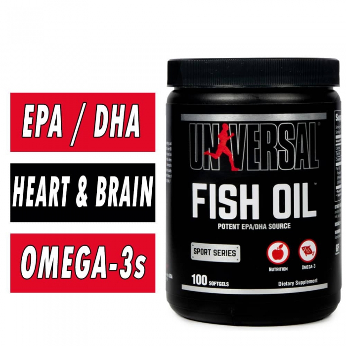 Universal Nutrition Fish Oil 100 Softgels