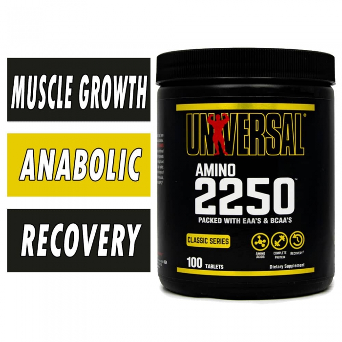 Amino 2250 By Universal Nutrition, 100 Tabs