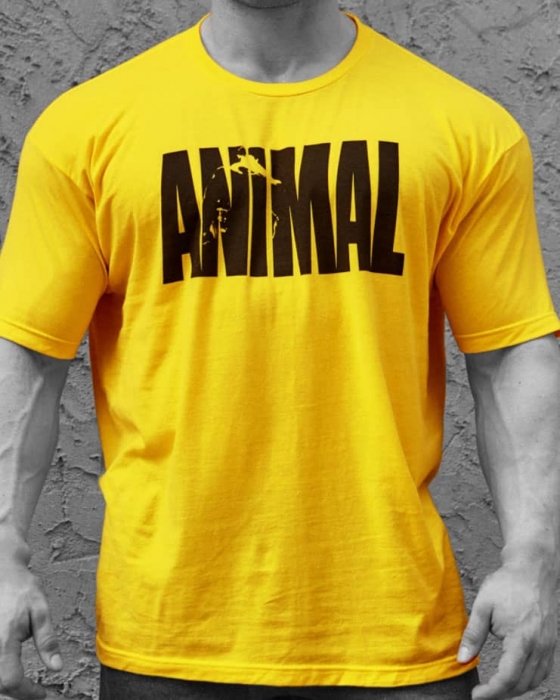 Universal Nutrition Animal T Shirt, Yellow Large