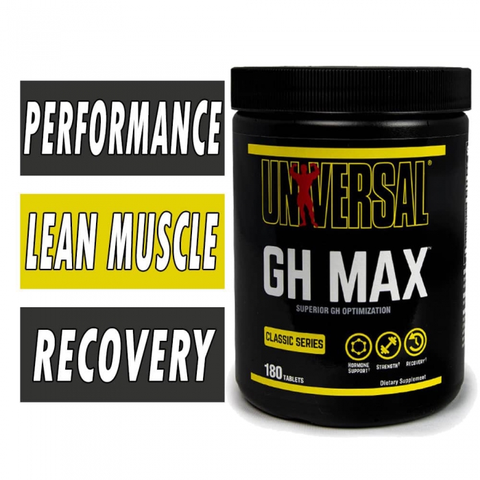 GH Max, Universal Nutrition, 180 Tabs