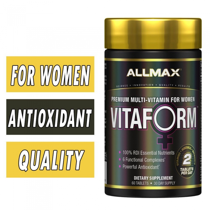 Vitaform Women's Multivitamin By Allmax Nutrition, 60 tablets