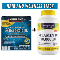 Hair and Wellness Stack Bottle Images